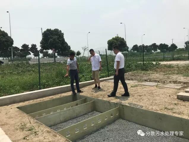 力鼎环保村镇污水项目施工现场